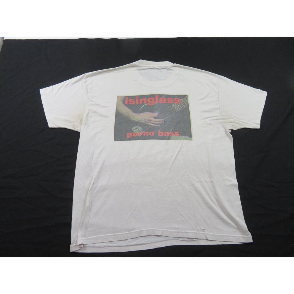 Isinglass Phat Phunky Phil Porno Bass White T-Shirt Sz XL 1990s